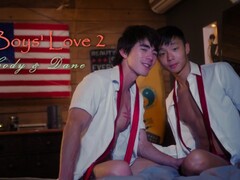 Tyler Wu & Cody Seiya share a steamy night of Japanese schoolboy joy