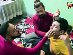 Desi and Indian Daddies go insane with torrid 3 way act