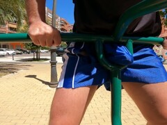 Whitecockfetish\'s risky public getting off with fat cum-shot in 2 mins